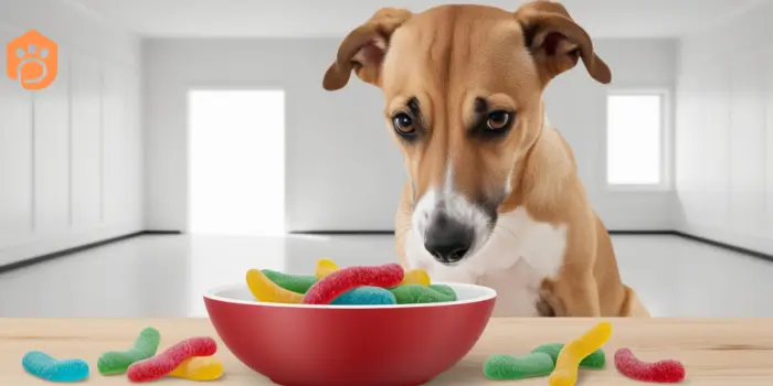 dogs eat sour gummy worms