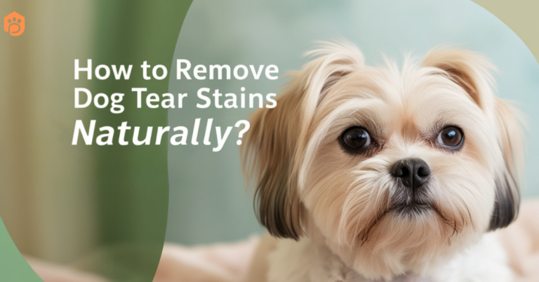 how to remove dog tear stains naturally